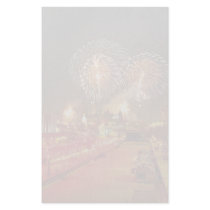 Colourful fireworks on New Year's Eve Custom Stationery