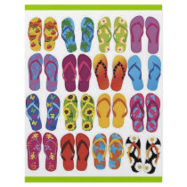 Colourful Flip Flops Vector Set