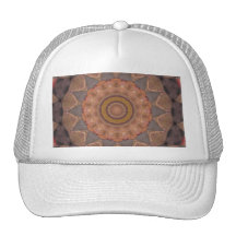 Colourful Floor Tiles Kaleidoscope 11 Mesh Hats