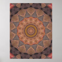 Colourful Floor Tiles Kaleidoscope 11 Posters
