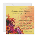 Colourful Floral Bouquet Orange/Yellow Design