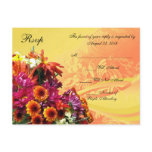 Colourful Floral Bouquet Orange/Yellow Design