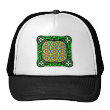 Colourful Floral Pattern Small Trucker Hats