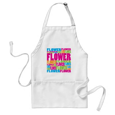 Colourful Flower Aprons by busybees