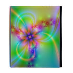 Colourful Flower With Ribbons iPad Folio Cases