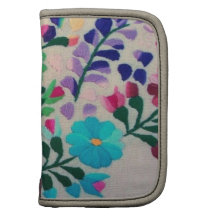 Colourful Flowers Pattern Folio Planner