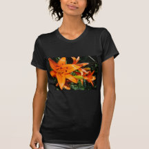 Colourful flowers tee shirts
