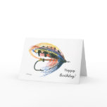 Colourful Fly Fishing Birthday Card