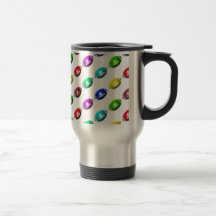 Colourful Football Pattern Mugs