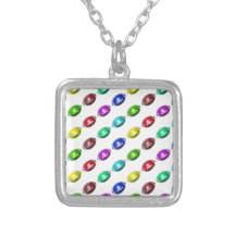 Colourful Football Pattern Necklaces