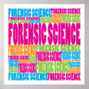 Colourful Forensic Science posters