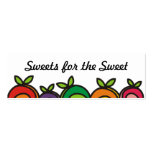 Colourful fruit baking from my kitchen gift tags business cards