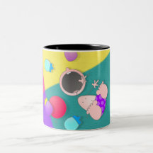 Colourful Funny Bowler kid Mug