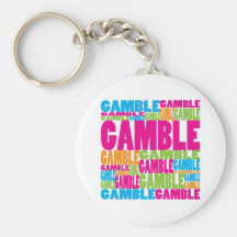 Colourful Gamble Keychain