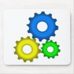 Colourful Gears Mouse Pad
