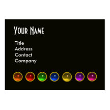 COLOURFUL GEM STONES BLACK  WHITE PURPLE MONOGRAM, BUSINESS CARD TEMPLATES