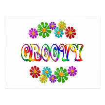 Colourful Groovy Postcards