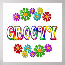 Colourful Groovy Print