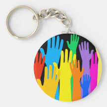 Colourful Hands Keychain