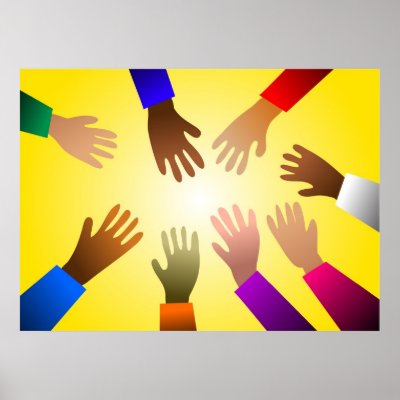 Colourful Hands by prawny