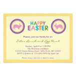 Colourful Happy Easter Invitation