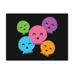 Colourful Happy Skulls
