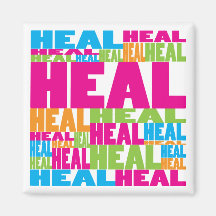 Colourful Heal Fridge Magnets