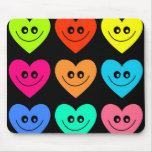 Colourful Heart mousepads