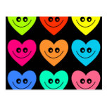 Colourful Heart Postcard