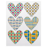 Colourful Hearts - Scrapbook graphics Customized Letterhead