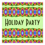 colourful Holiday Party Announcements