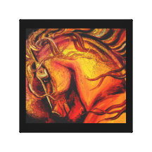 Colourful Horse Canvas Print