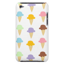 Colourful Ice Cream Cones Barely There iPod Covers