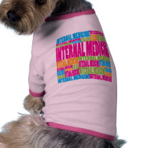 Colourful Internal Medicine Dog Tee Shirt