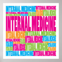 Colourful Internal Medicine Print
