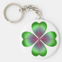 Colourful Irish Shamrock Keychain