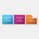 Colourful John McCain * Sarah Palin 2008 Bumper Sticker