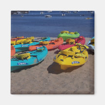 Colourful Kayaks Magnet