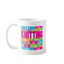 Colourful Knitting Mugs