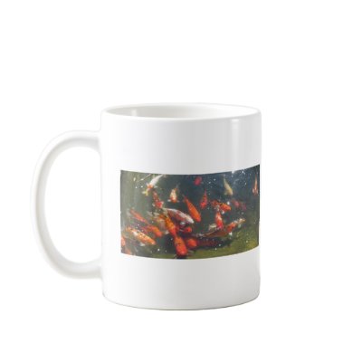 Colourful Koi Fish In a Pond Coffee Mug by all_creatures
