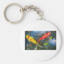 Colourful Koi Fish Keychains