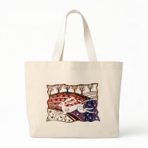 Colourful Leaping Hare Bags