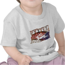 Colourful Leaping Hare Tshirt