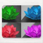 Colourful Lotus Mousepads
