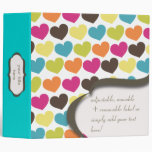Colourful Loves 3 Ring Binders