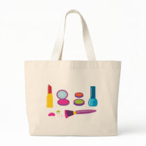 Colourful Makeup Canvas Bag