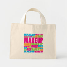 Colourful Makeup Canvas Bags
