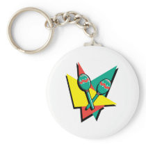 Colourful Maracas keychains