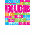 Colourful Medical Records t-shirts