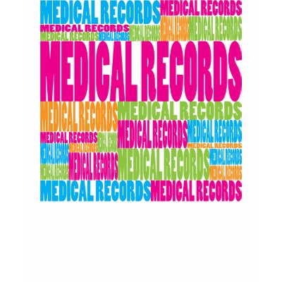 Colourful Medical Records T Shirts by busybees